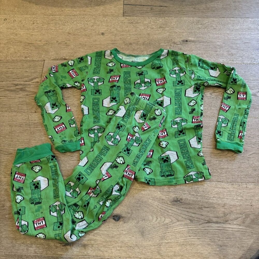 Graphic  Minecraft Pajama